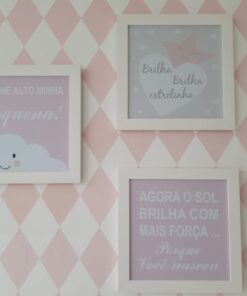 Conjunto de 03 quadros