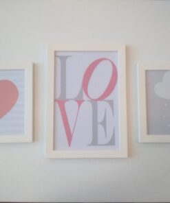 Conjunto de 03 quadros