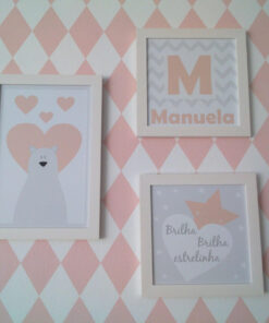 Conjunto de 03 quadros