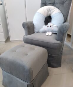 Poltrona Bela Fixa - Cinza