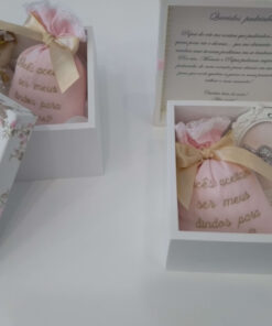 Caixa para convidar os padrinhos