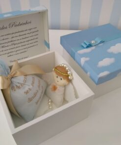 Caixa para convidar os padrinhos