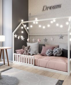 Cama montessoriana Puppi, tamanho solteiro - BRANCA