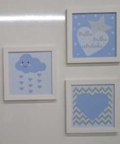 Conjunto de 03 quadros