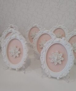 Placa com Anjo ou Divino, com suporte,10 unidades