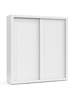 Roupeiro 2 Pts de correr Tutto Branco