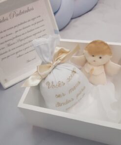 Caixa para convidar os padrinhos