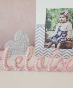 Letreiro do nome do seu bebê