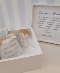 Caixa para convidar os padrinhos