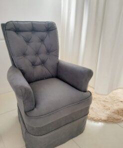 Poltrona Bela com balanço - Cinza escuro