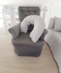 Poltrona Bela com balanço - Cinza médio