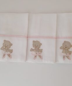 Kit 03 paninhos de boca personalizado com nome