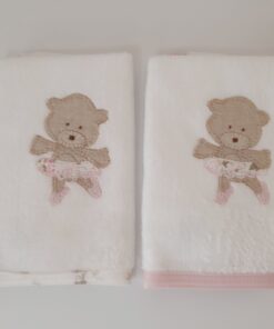 Kit 02 paninhos de boca, personalizado com nome