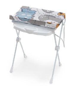 Banheira dobrável com trocador