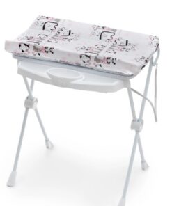 Banheira dobrável com trocador