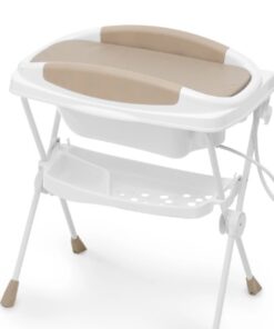Banheira dobrável com trocador, possui outras cores