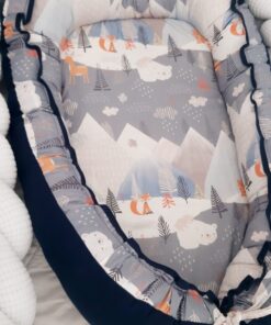 Ninho promocional, vários tecidos