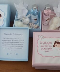 Caixa para convidar os padrinhos