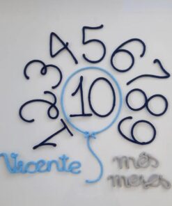 Letreiro do nome do seu bebê + mês versário