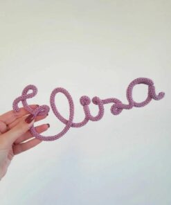 Letreiro do nome do seu bebê